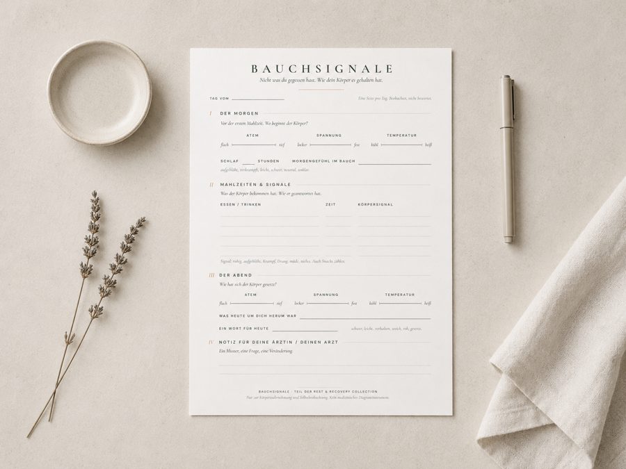 Bauchsignale — Mockup