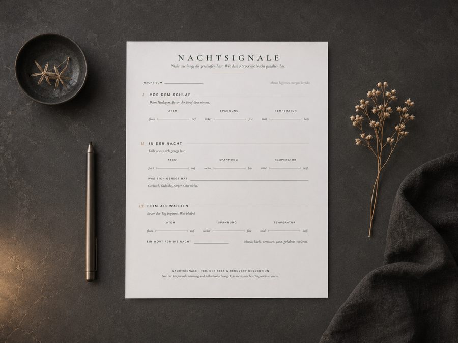 Nachtsignale — Mockup
