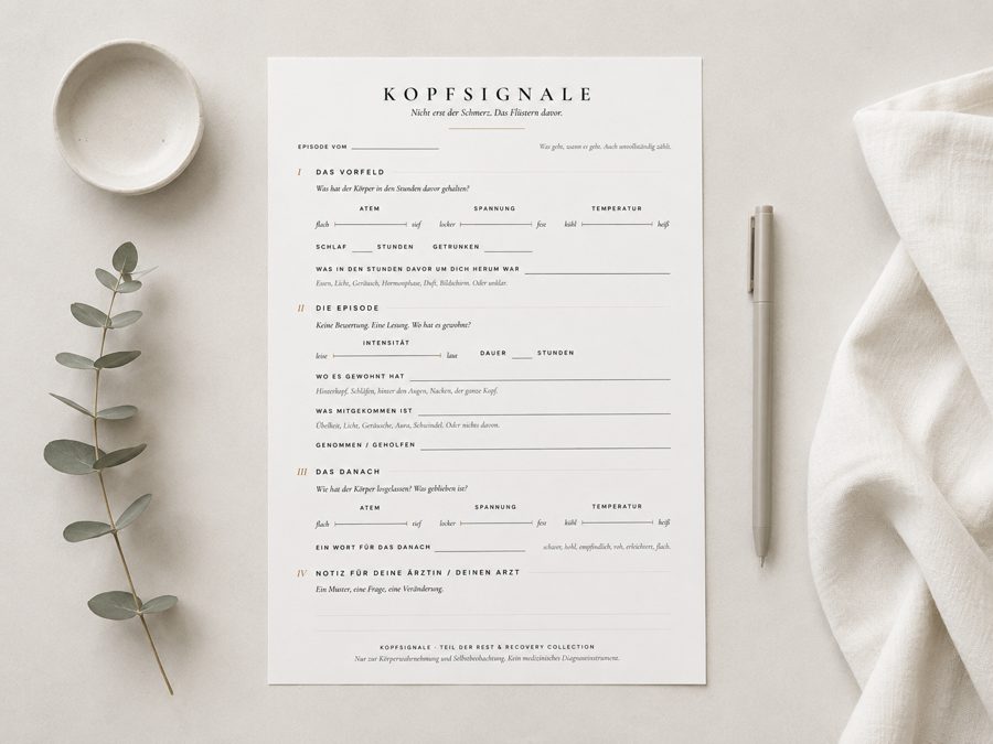 Kopfsignale — Mockup