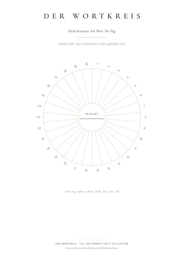 Der Wortkreis — Mockup
