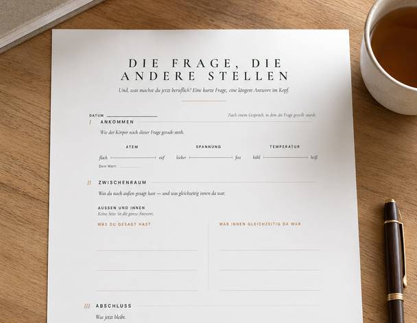 Die Frage, die andere stellen