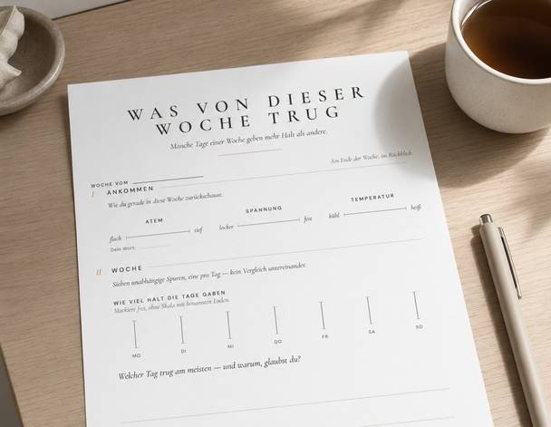 Was von dieser Woche trug