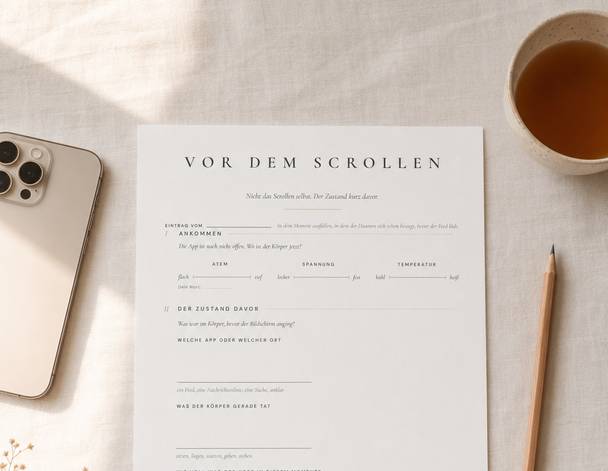 Vor dem Scrollen