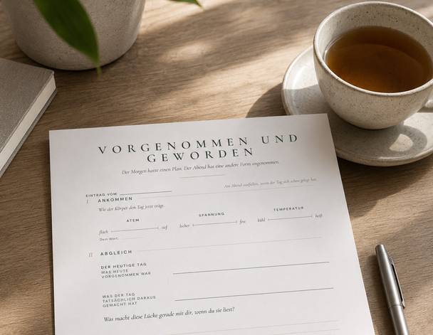 Vorgenommen und geworden