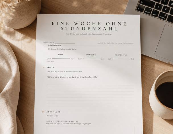 Eine Woche ohne Stundenzahl