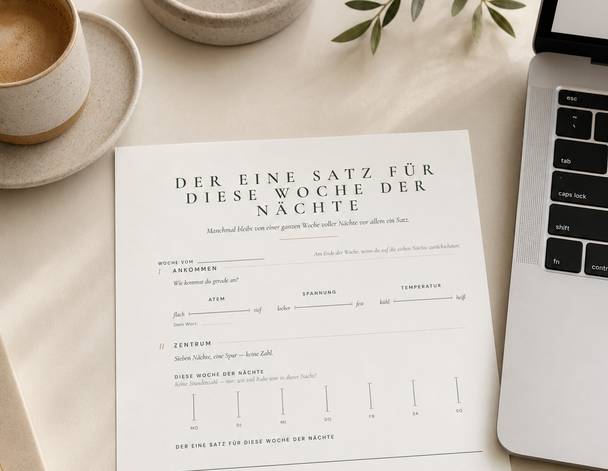Der eine Satz für diese Woche der Nächte
