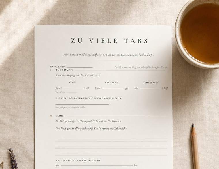 Zu viele Tabs im Kopf