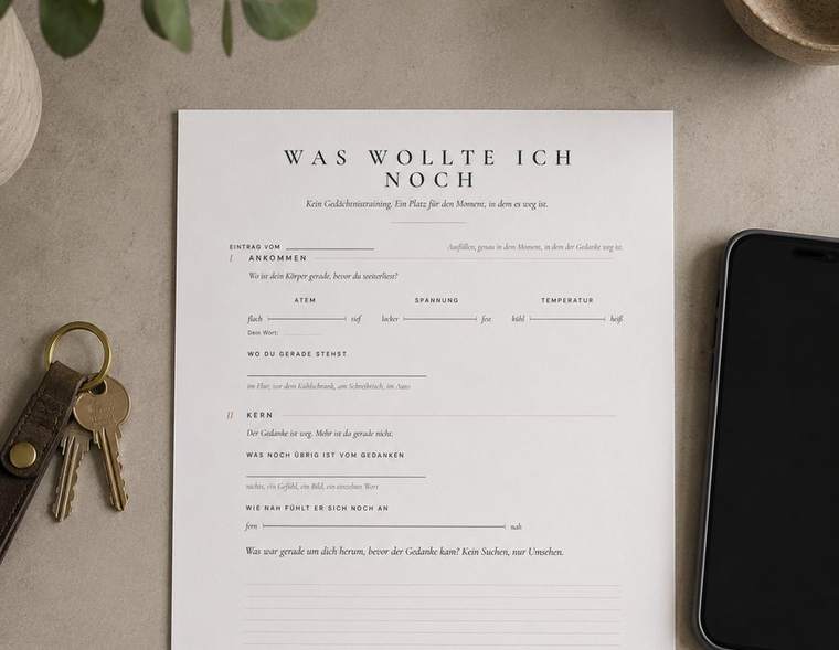 Wenn ich es vergessen habe