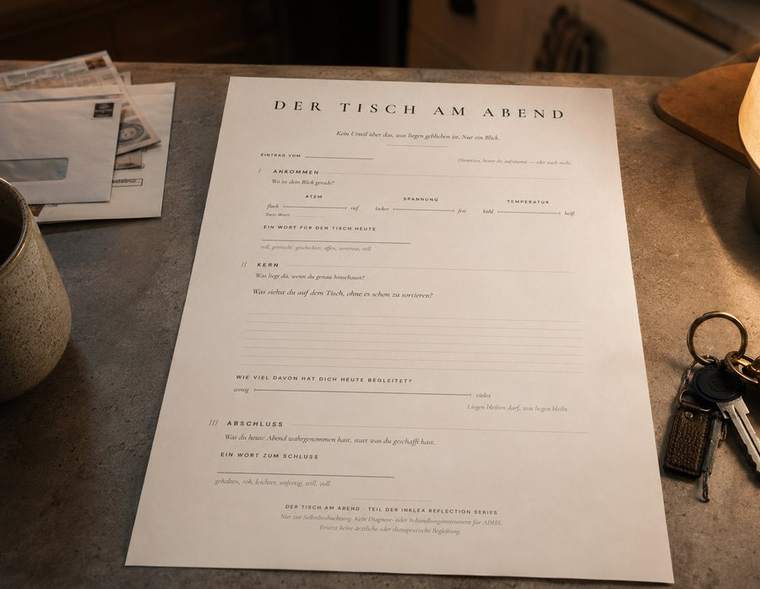 Der Tisch am Abend