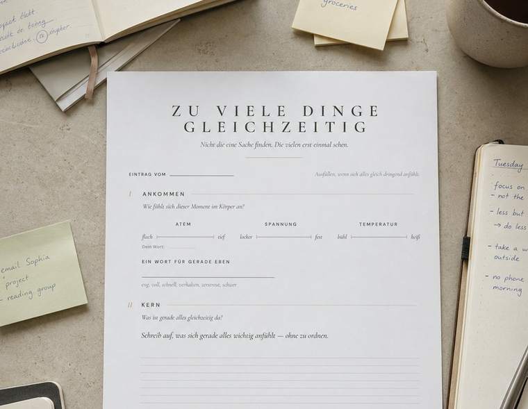 Zu viele Dinge gleichzeitig