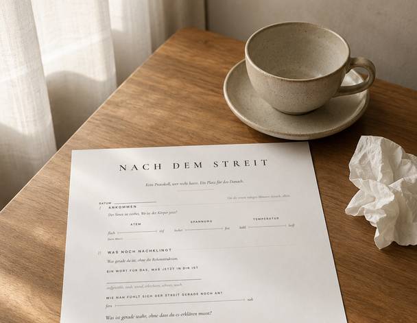 Nach dem Streit