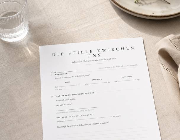 Die Stille zwischen uns