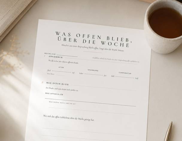 Was offen blieb über die Woche