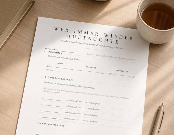 Wer immer wieder auftauchte