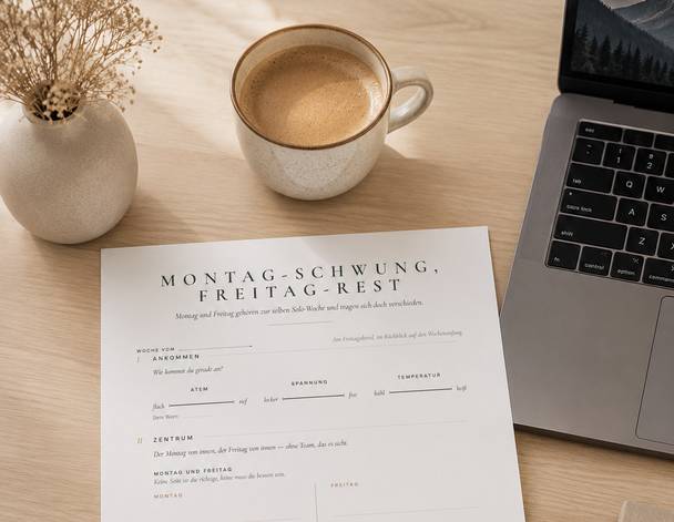 Montags Schwung, freitags Rest