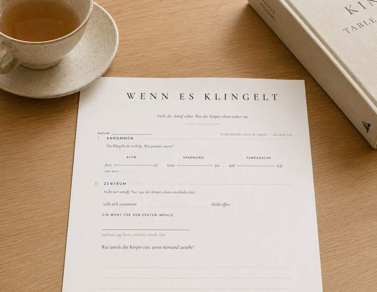 Anspannung beim Klingeln