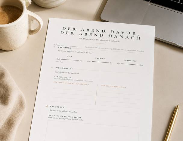 Der Abend davor, der Abend danach
