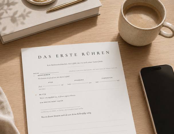 Das erste Rühren