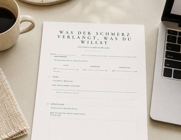 Was der Schmerz verlangt, was du willst