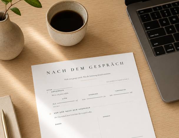 Nach dem Gespräch