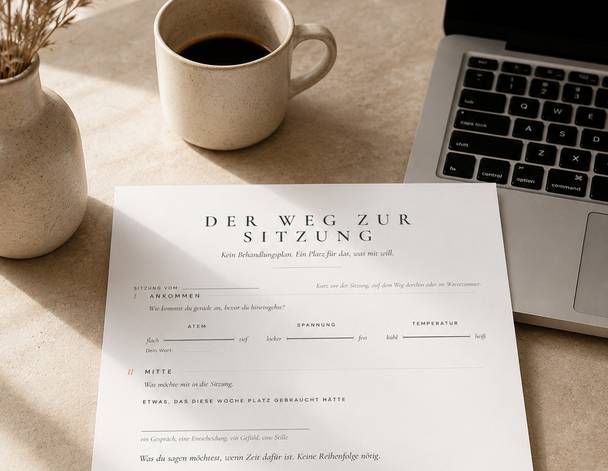 Der Weg zur Sitzung