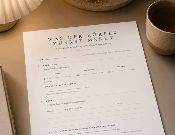 Was der Körper zuerst merkt