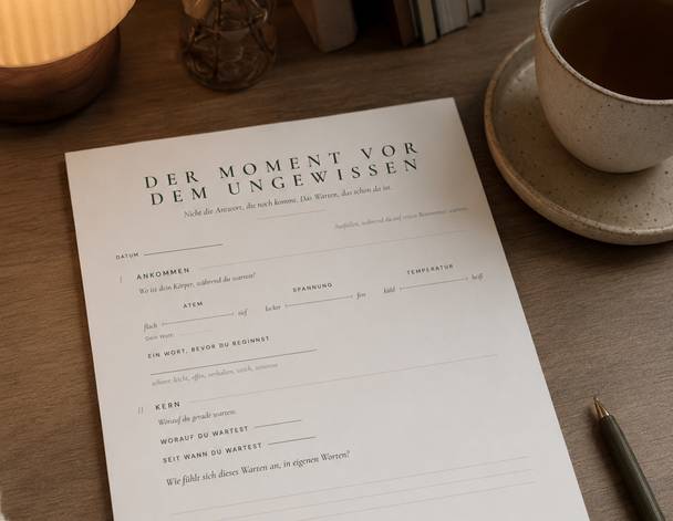 Der Moment vor dem Ungewissen
