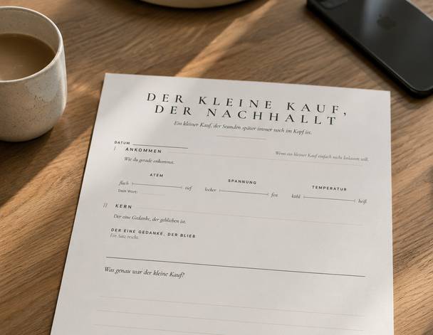 Der kleine Kauf, der nachhallt