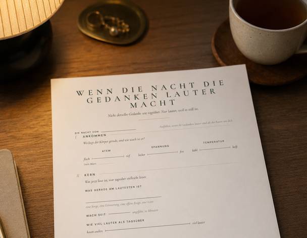 Wenn die Nacht die Gedanken lauter macht