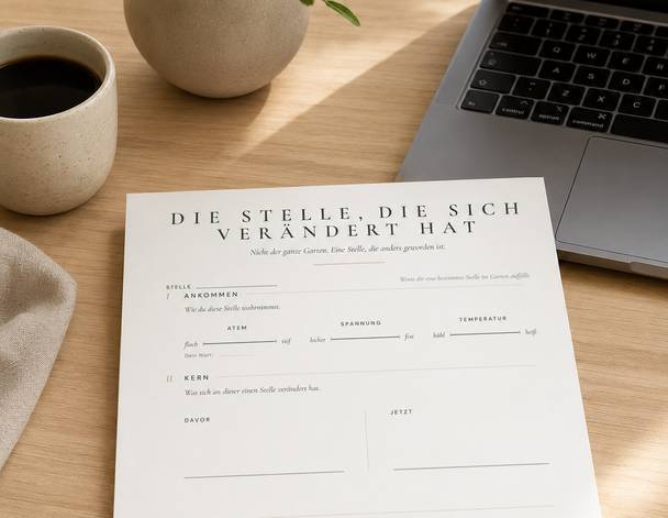 Die Stelle, die sich verändert hat