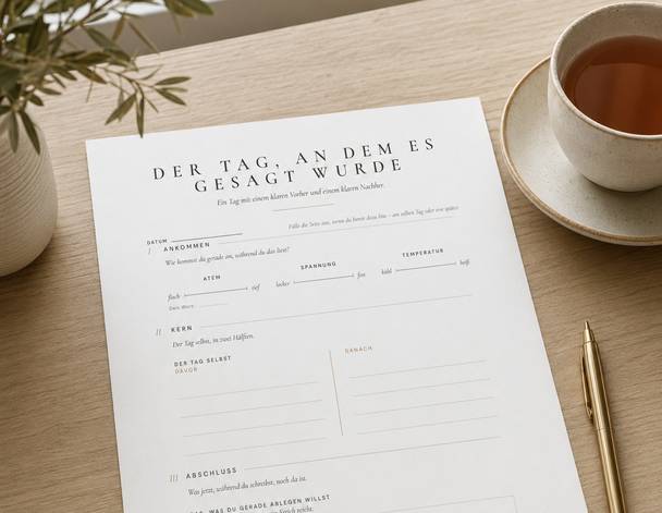 Der Tag, an dem es gesagt wurde