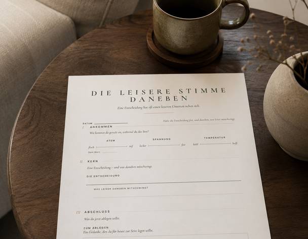 Die leisere Stimme daneben