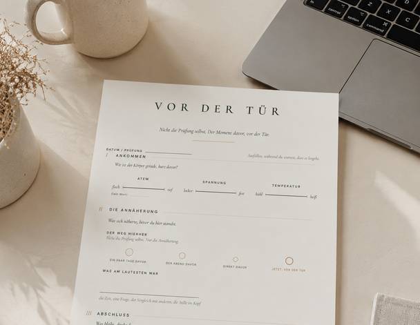 Vor der Tür